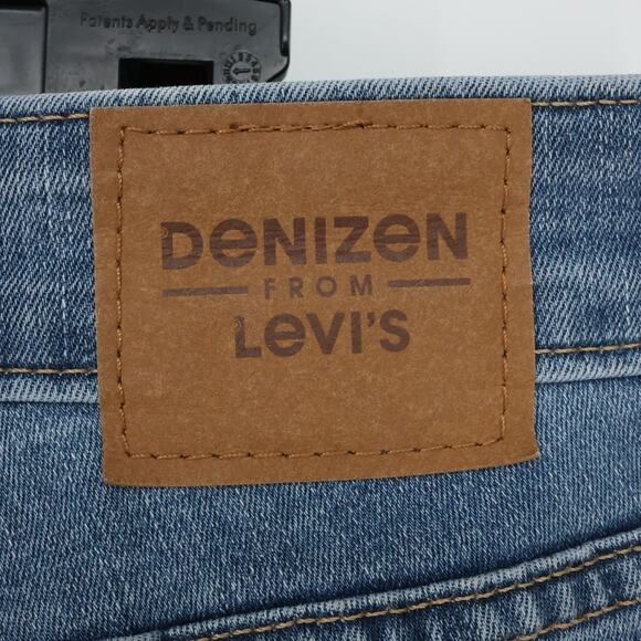 Levis Denizen Jeans Plus Size 18 34W Blue Denim Ultra High Rise Crop Flare - Picture 11 of 13